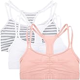 Fruit of The Loom Womens Spaghetti Strap Cotton Sports Bra - All-Day Comfort & Easy Movement