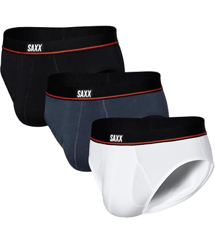 SAXX Underwear Co. Men's Ultra Super Soft Brief Fly 3-Pack
