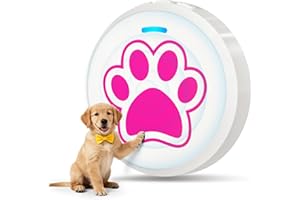 ChunHee Dog Door Bells - Dog Potty Training Bell with 28 Ringtones & Adjustable Volume (0-115dB) | Chew-Proof Dog Doorbells for Teach Puppies to Signal Go Outside, Easy Dog Training Bells for Door