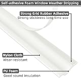 ESUFEIR 8m T Shape Window Door Seal Strip Draft Excluder Foam Tape Insulation view 5