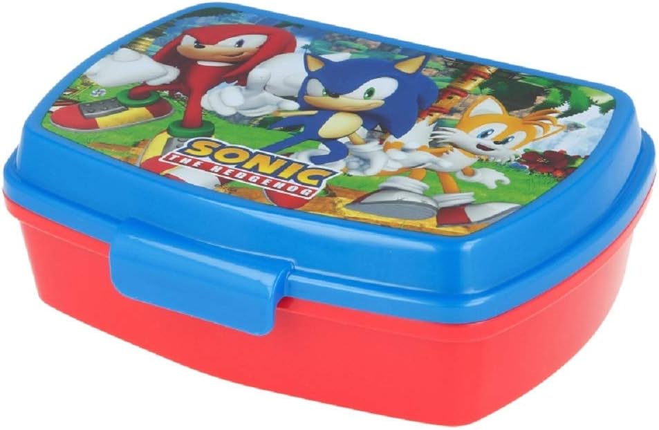 ALMACENESADAN 0544, Plastic tablecloth party pack Sonic 120x180 cms and pack 20 paper sericules Sonic