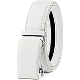KUULIMEE Men's Belt, Ratchet Dress Casual Belt with Adjustable Automatic Buckle Trim to Fit
