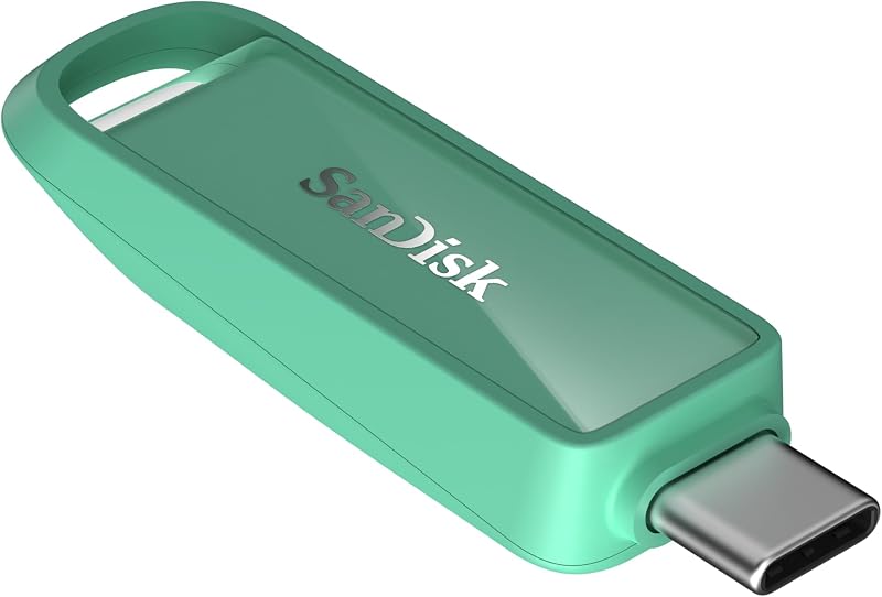 Phone Drive con USB Type-C 256 GB (para teléfonos Inteligentes, tabletas y Ordenadores, velocidades de 150 MB/s, Haz copias automáticas, recuperación de Datos) - Verde Espuma de mar — foto 4 de 8