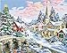 Diy oil painting, paint by number kit- Merry Christmas 16x20 inch