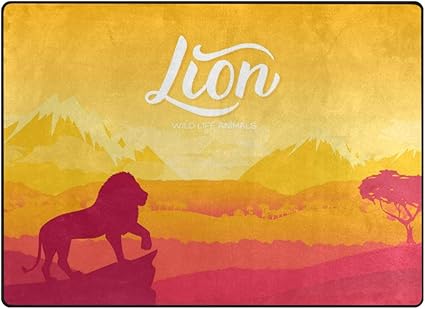 lion king rug for nursery