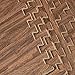 Sorbus 48Sq. Ft. Wood Grain Floor Tiles Foam Mat EVA Interlocking Mats Tile 3/8-Inch Thick Flooring Wood Puzzle Exercise Mats w/Borders - Home Playroom Basement, Apartment, Trade Show, Baby, Dance