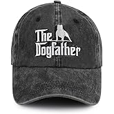 Ynbnzneng The Rodfather Pugfather Dogfather Grilfather Hats for Men, Adjustable Embroidered Dad Baseball Cap