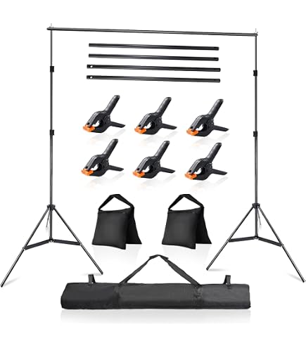 Hintergrund Ständer System Kit 8x10 Ft – FANCIERstudio TB30 Für Foto- & Videostudio
