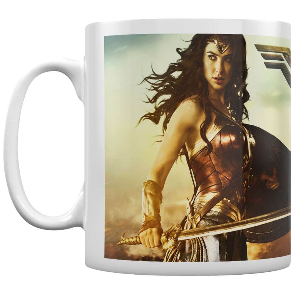 Pyramid International AFMG24522 Wonder Woman (Fierce) Official Boxed Ceramic Coffee/Tea Mug, Paper, Multi-Colour, 11 x 11 x 1.3 cm