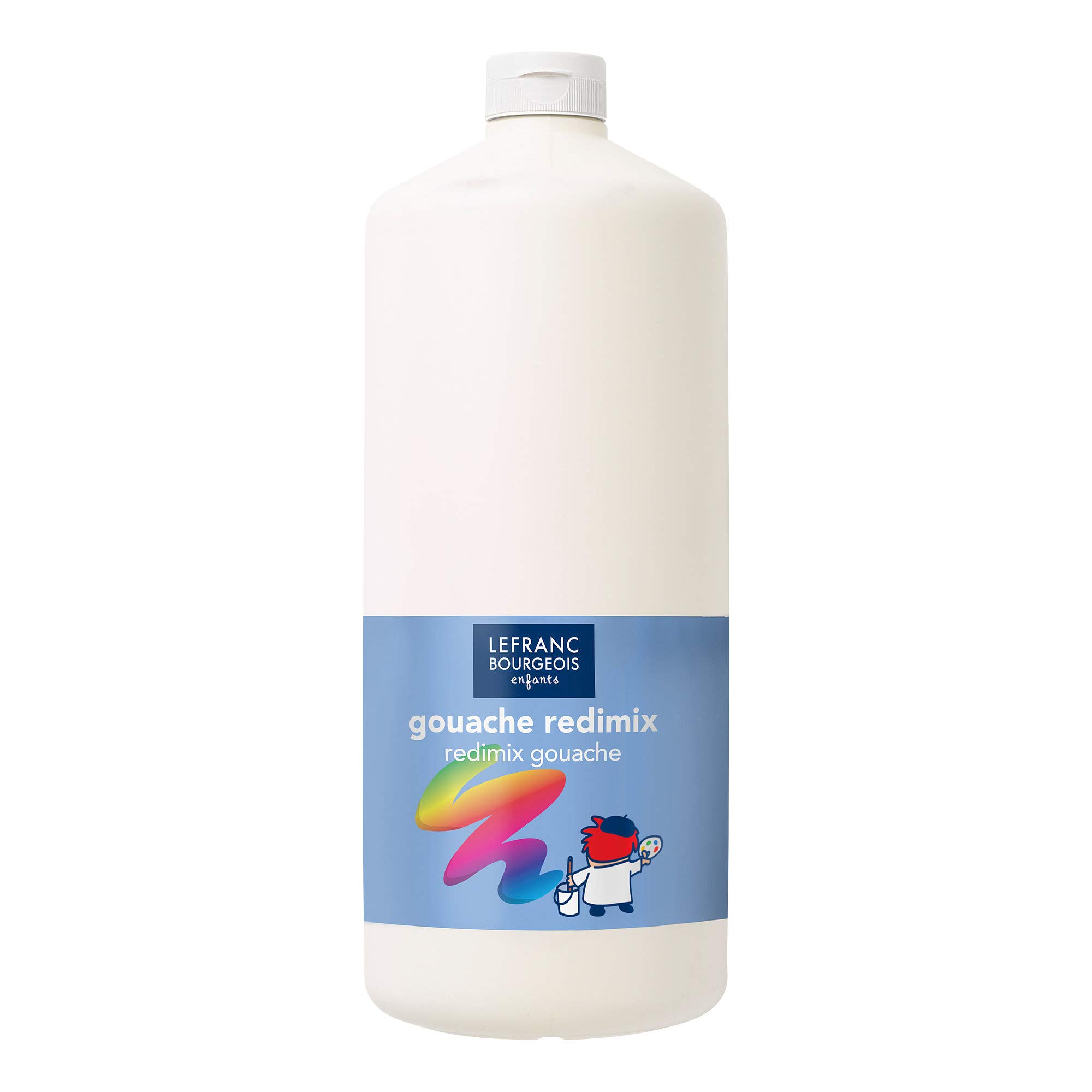 Lefranc Bourgeois - Redimix liquid gouache for children - 2L bottle - White