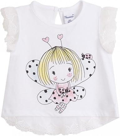 NEWNESS Camiseta Mariposa Bebe Niña 6-24 Meses: Amazon.es: Ropa y accesorios