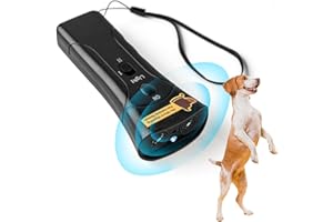 zdzdzg Dog Bark Deterrent Devices, Ultrasonic Anti Barking Device for Dogs, Barks No More Dog Training Device, Stop Dog Bark Control Deterrent Device Indoor Outdoor, Safe for Human & Dogs