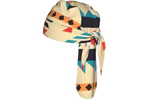 Sweat Wicking Do Rags Skull Caps,Quick-Drying Breathable Durag Cap Helmet Liner Cooling Uv Sun Protection Doo Rag Native Amer