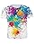 Colorful splash-white