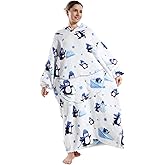 NAITEWELSE Wearable Blanket Hoodie for Adults - Oversized Soft Warm Blanket Sweatshirt, Gifts for Women & Men