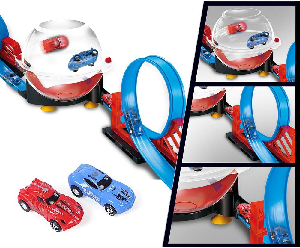 Round Pull Back Racers Circular Pull Back Race Track – BigaMart