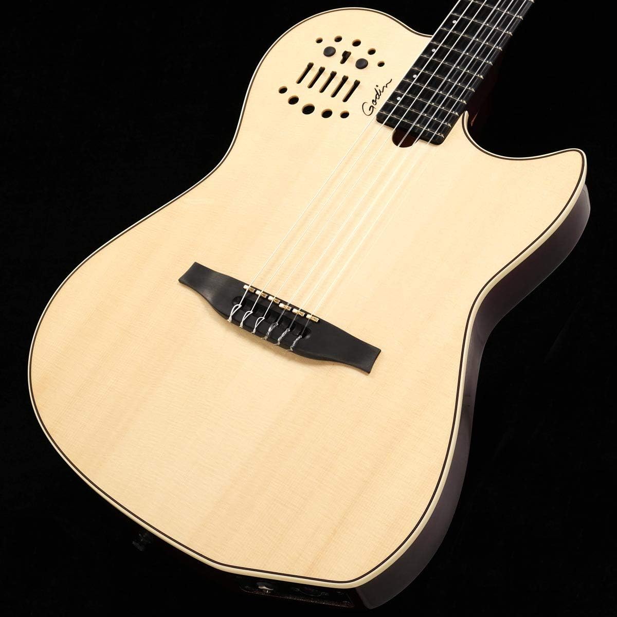 Used Acoustic Electric Guitar - Amazon Com Used Godin Acs Sa Nylon String Solid Cedar Top Acoustic Electric Guitar Natural Musical Instruments