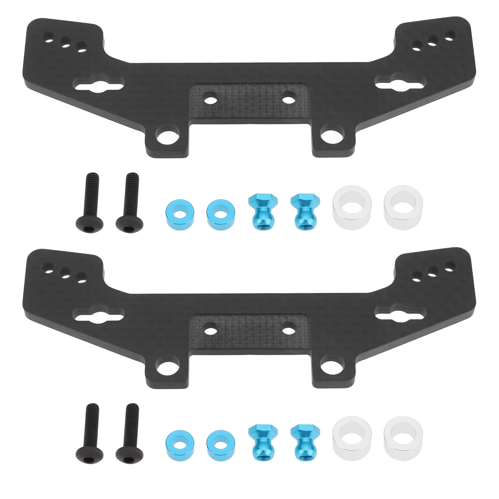 VGOL 18 Pcs RC Remote Control Car Carbon Fiber Shock Absorber Compatible with T-amiya TT02 TT02R