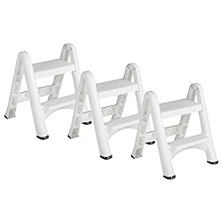 Rubbermaid FG420903WHT EZ Step 2 Step Folding