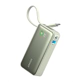 Anker Nano Power Bank,10,000mAh 30W Portable Charger,Built-in USB-C Cable | 30W Recharging and Output, USB-C and USB-A Ports, for iPhone 17 / 16 / 15 Series, MacBook, Galaxy, AirPods, and More