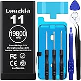 Luuzkla 19800mAh (New Upgrade) Battery Compatible with iPhone 11, Super Capacity Battery Replacement Compatible with iPhone 1