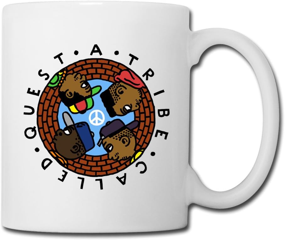HFYEN Classic White Coffee Mug A Tribe Called Quest Logo Cups