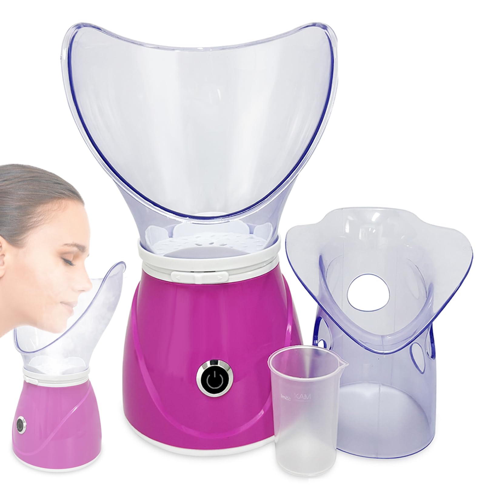 JNBGTU Facial Steamer, Face Steamer - Unclog Opens Pores, Clear Sinuses, Revitalize Skin, Professional Skin Care Device for Face Steam Inhale, Deep Clean Clear Sinuses at Home SPA Removes Blackheads
