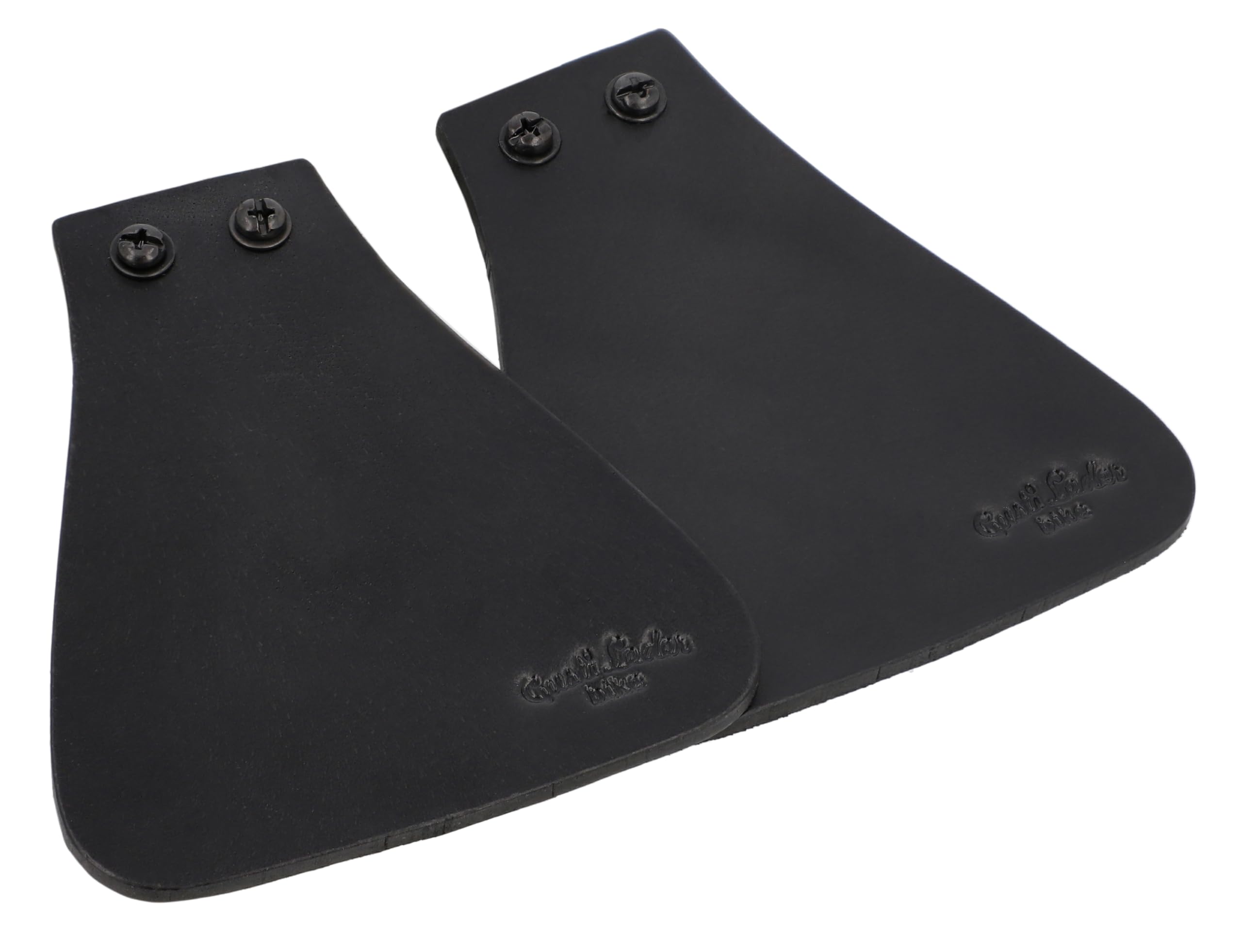 Gusti Splash Guard Leather - Hugo K. Splash Guard set of 2 mud flaps bicycle accessories black