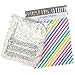 Inspired Mailers - Poly Mailers 10x13-100 Pack - Pastel Stripes - Mailing Bags - Cute Bags for Packaging - Shirt Packaging Bags - Packing Envelopes for Shipping