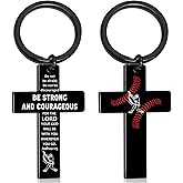 Inspirational Coach Appreciation Gifts For Men Cool Baseball Coach Keychain Gifts For Men Baseball Party Favors Encouragement Motivational Baseball Gifts For Men Cross Keychain Christian Gift For Men