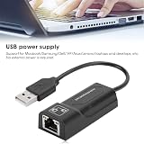 BROLEO USB 2.0 Ethernet RJ45 LAN Network Adapter 100Mbps Portable USB Powered view 2