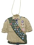 Kurt Adler Boy Scouts of America Eagle Scout Shirt Detailed with Eagle Accessories Christmas Ornament