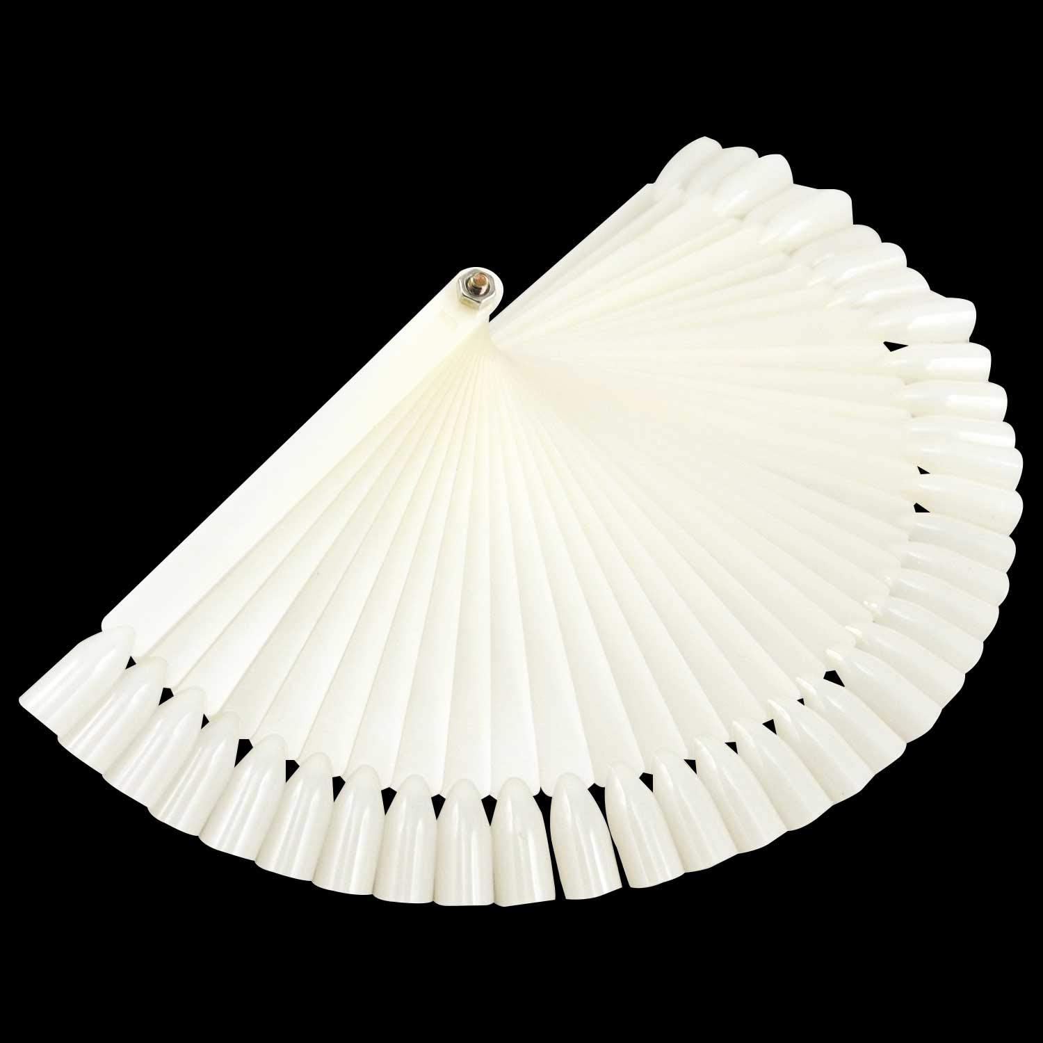 Nail Wheel - fan - 50 Pieces on Sticks for Vanish Practice Colour Spectrum Display - By TRIXES