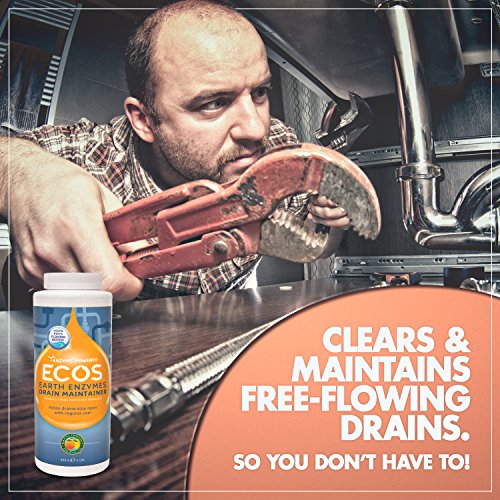 ECOS Earth Friendly Products Earth Enzymes Drain Maintainer, 2lbs