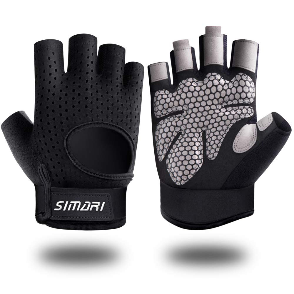 SIMARI Workout Gloves for Women Men,Training Gloves with Wrist Support