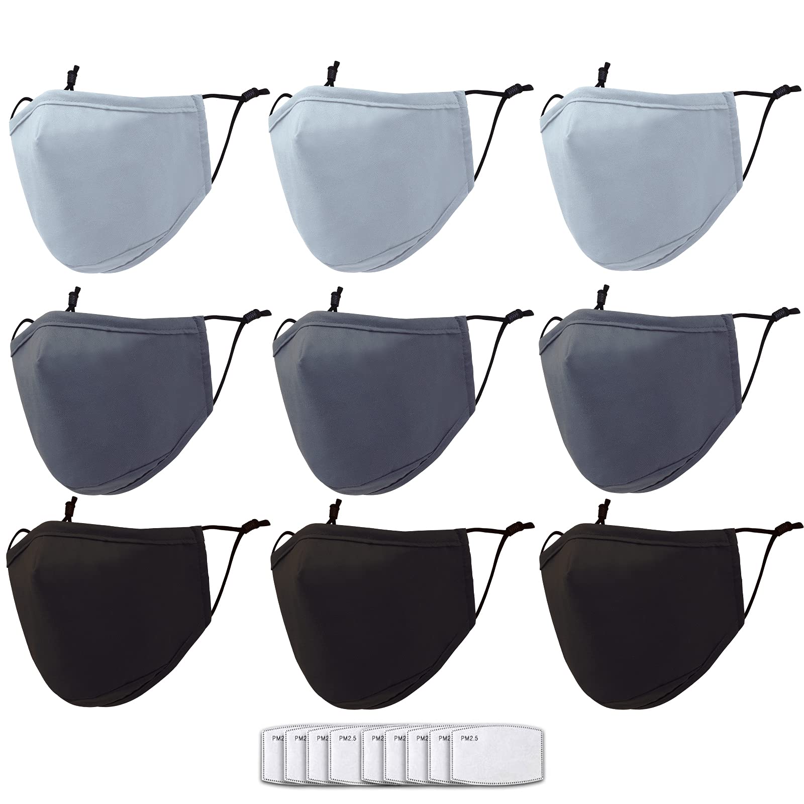 Cloth Face Masks Washable for Men Women Adults