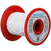 BNTECHGO 20 Gauge Silicone Wire Spool 100 ft White Flexible 20 AWG Stranded Tinned Copper Wire