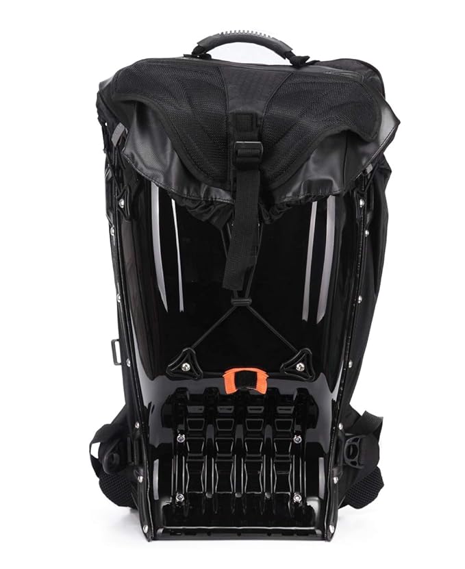 ANOKA Snail Shop Hardshell Backpack Outdoor Riding Backpack Bag Daypack