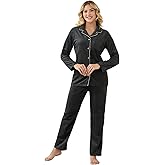 HEARTNICE Fleece Pajamas for Women Button Down Warm Set Soft Classic Lapels Pjs 2 Piece Sleepwear Cozy Lounge