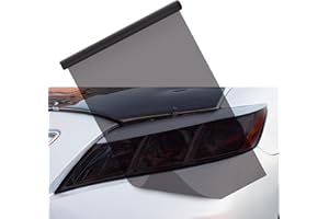 SOMUCH 12 x 48 inches Headlight Tint Film, Tint Vinyl Wrap Protector Film, Fog Lights, Rear Lights, Tail Lights Color Change for Cars, Vinyl Film Self Adhesive (Black)