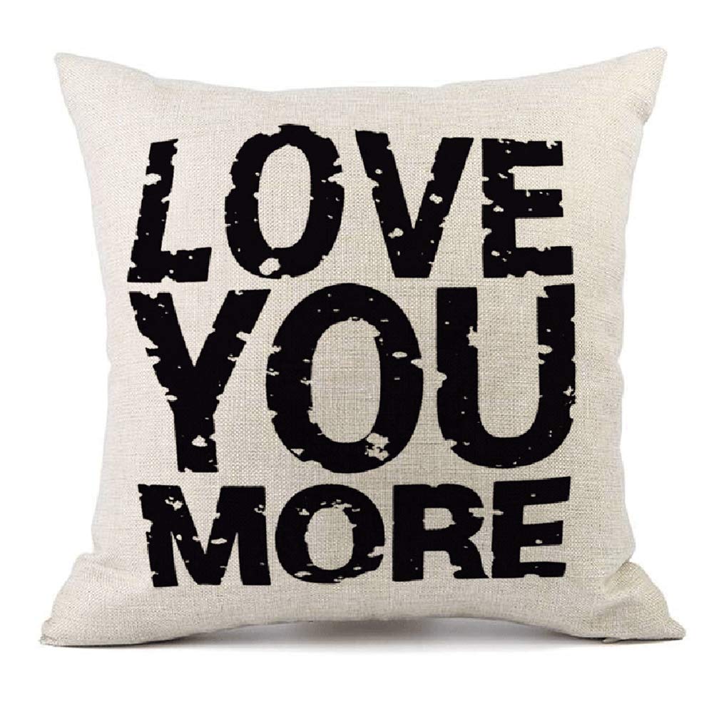 Amazon Com Nykkola Love Letters Throw Pillow Case Decor Cushion