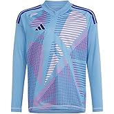 adidas Kids Boys Tiro24 Goalkeeper V Neck Long Sleeve Practice Jersey Soccer Cleats - Blue