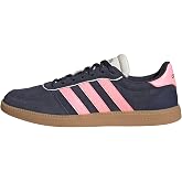 adidas Women's Breaknet Sleek Sneakers | Casual Shoes, Cloudfoam Midsole, Rubber Outsole, Lace Closure, Regular Fit, 20% Recycled Materials, For Everyday Wear