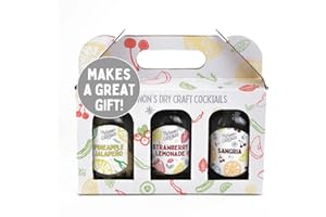 MCKINNON'S DRY CRAFT COCKTAILS McKinnon’s Dry Craft Cocktails Vodka Trio | Dehydrated Fruits and Herbs | DIY Mixology | Alcohol Infusion Kit | Spirits Recipe | Dry Mix | Mason Jar Serves 8 – 16 Drinks | 3 Pack Set