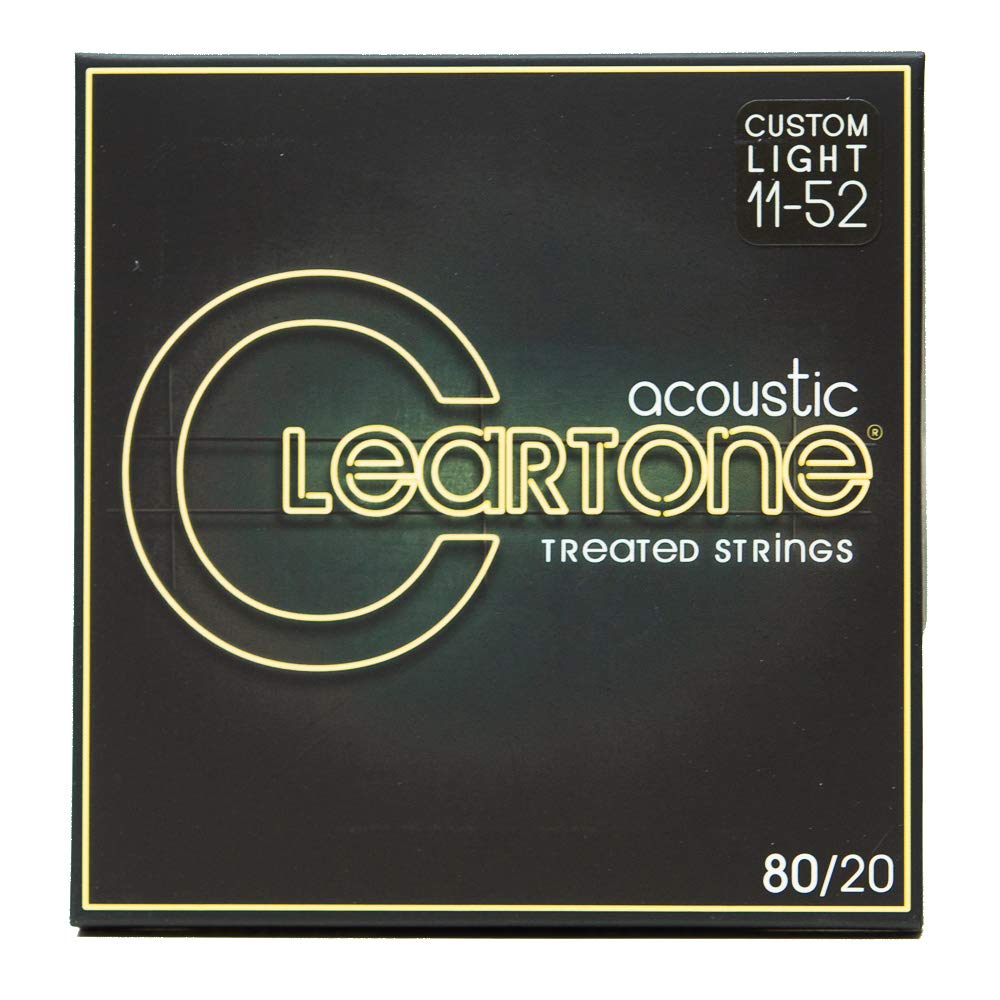 Cleartone 7611 80/20 Bronze Acoustic String Set Custom Light