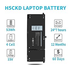 53Wh H5CKD 15V Battery for Dell Inspiron 5300 5301