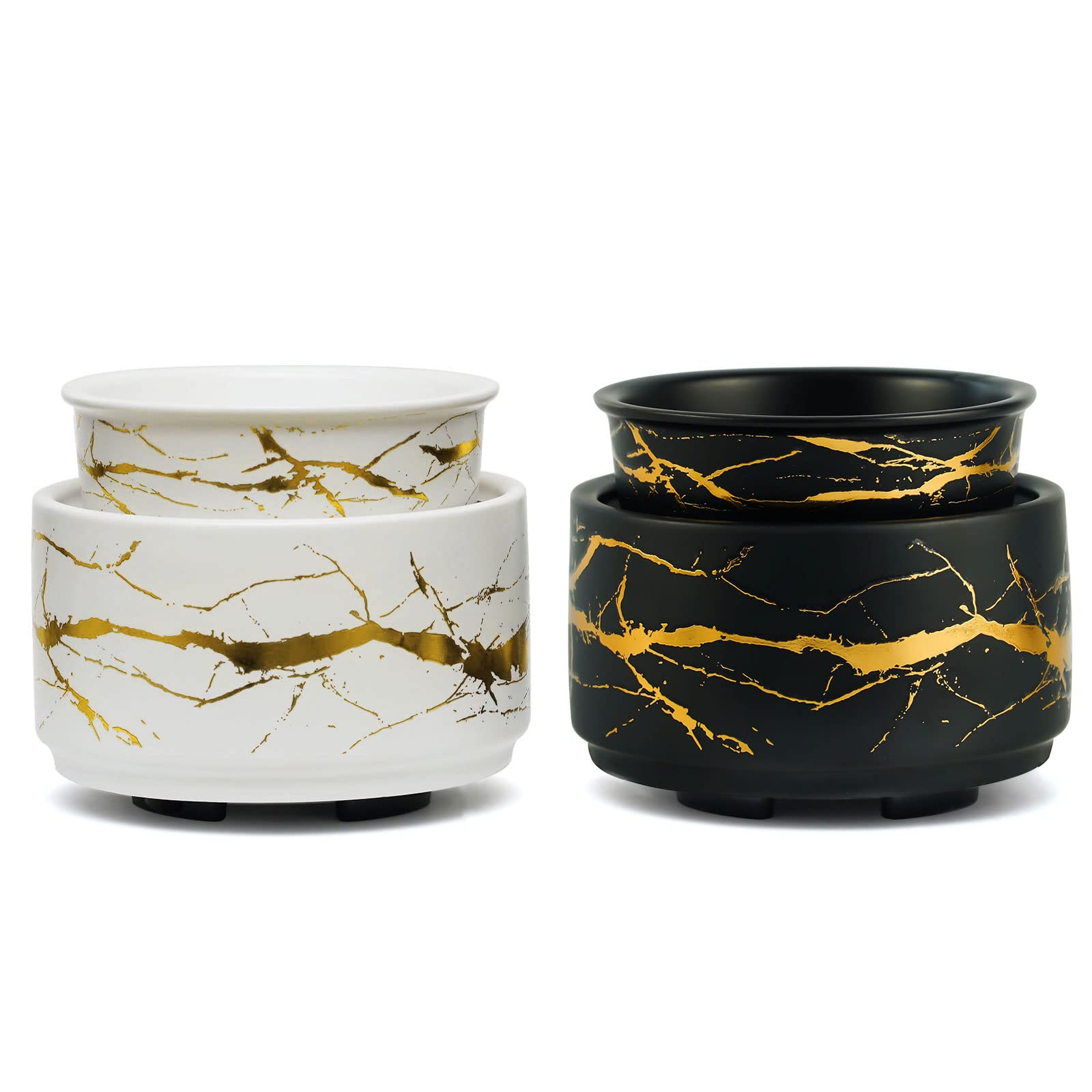 PALANCHY Wax Melt Burner Ceramic 3-in-1 Oil Burners Electric Wax Melt Warmers Candle Warmer Burner Melter Fragrance Warmer for Home Office Bedroom Aromatherapy Gift& Décor