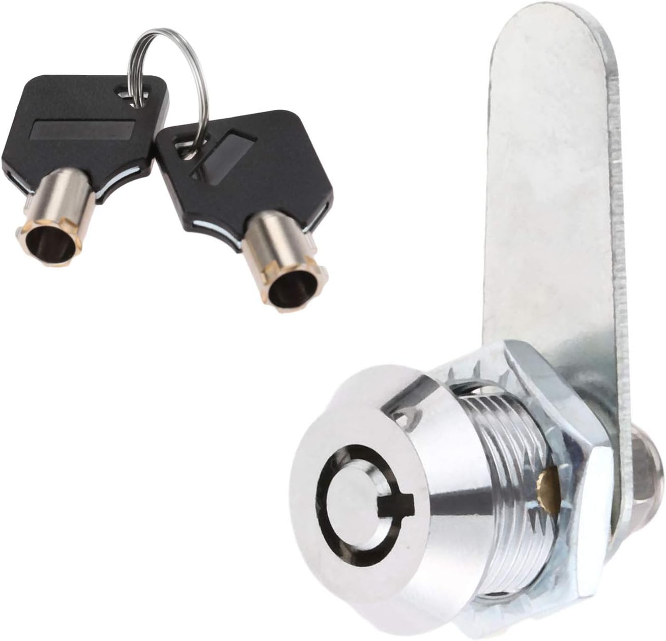 Thread Tubular Cam Lock 16mm Zinc Alloy Security Drawer Cam Cylinder