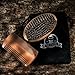 Beard Kit with Beard Brush and 2 Beard Combs Natural Beard Brush and Comb Set Made Exclusively of Wood and Genuine Boar Bristles