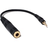 Genuine SENNHEISER Adapter Cable Female 1/4" 6.3mm to Male 1/8" 3.5mm Plug for Headphones